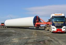 Collett Deliver 441 components to North Kyle Wind Farm - 6