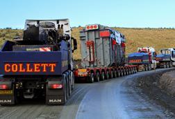 Collett returns to deliver trio of transformers to substation 1