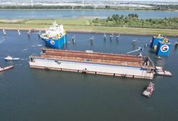 GPO Heavylift delivers floating dock from Rotterdam to Tuzla