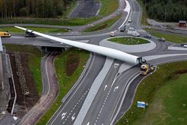 Components for Finland’s largest onshore wind farm, Lestijärvi, have passed through Kokkola port, the surrounding industrial park and the city.