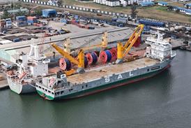 SAL's MV Calypso and MV Hanna in the Port of Onne, Nigeria (1)