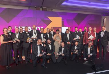 Group picture of winners of the Heavy Lift Awards 2023