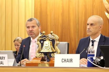 IMO secretary-general Arsenio Dominguez