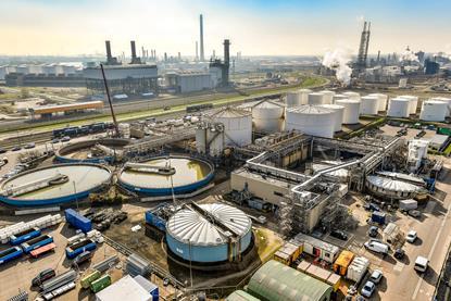 Shell's Pernis refinery in Rotterdam, the Netherlands