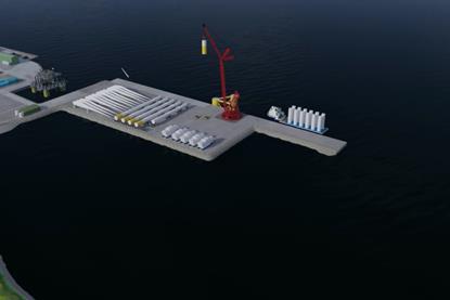 PO Cromarty Firth a rendering of the phase 5 expansion