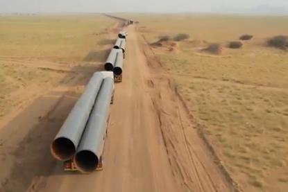 Cheetah transports carbon steel pipes for Saudi gas project