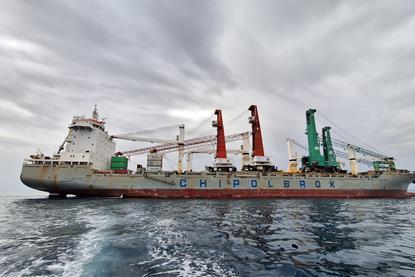 Chipolbrok Galaxy busy with project cargo voyages 1