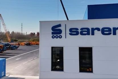 Sarens new site in dunkerque