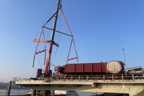 DAKO completes delivery of oversized boiler to Germany