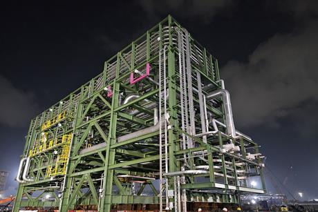 EXG transports 33 pipe rack modules in India