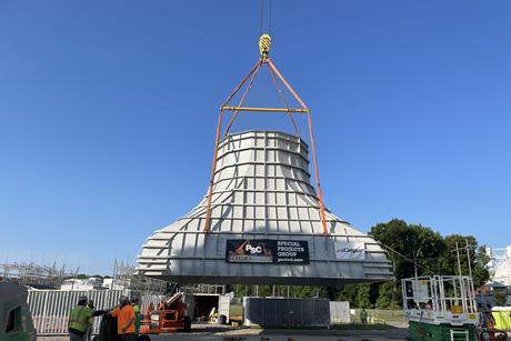 Modulift spreader beams used to develop NASA research facility