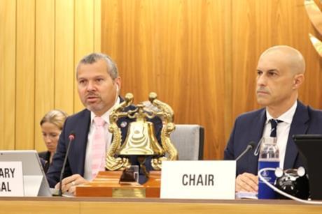 IMO secretary-general Arsenio Dominguez
