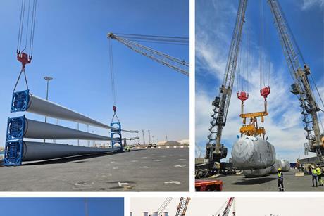 Ellevo Group managing the handling of wind energy components