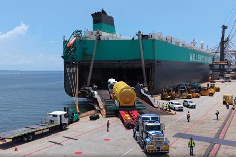 Wallenius Wilhelmsen delivers its heaviest single breakbulk piece ever