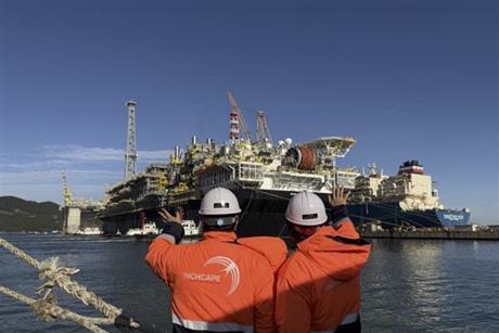 Inchape supporting FPSO sail-away operations at the port of Geoje.