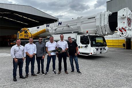 WWN Guindastes has expanded its fleet with a 500-tonne lift capacity LTM 1300-6.3 crane from Liebherr.