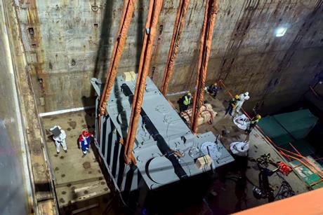 ISSGF delivers pair of transformers from China to Mexico