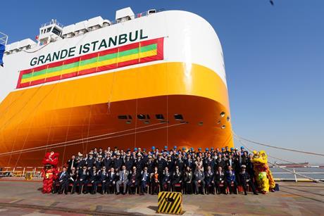 Grimaldi takes delivery of Grande Istanbul