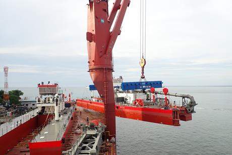 UHL delivers pair of dredgers to Borneo