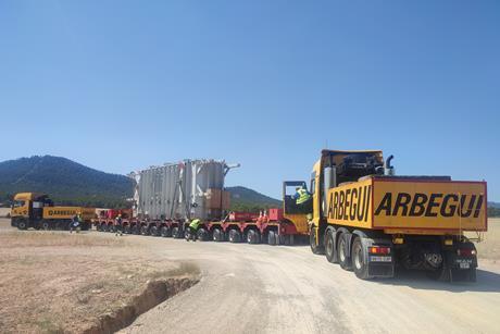 Altius delivers transformer from China to Spain 1
