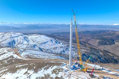 Hareket navigates high altitudes and freezing temperatures to deliver wind farm equipment