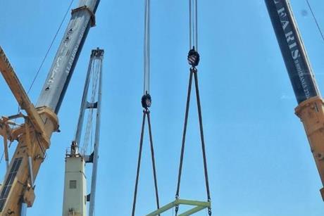 Polaris Shipping Agencies handles gas turbine rotor in the Middle East
