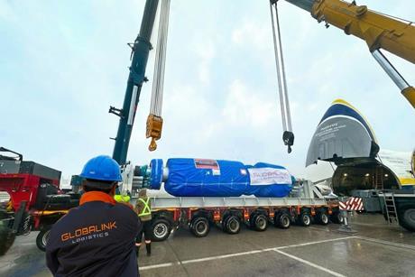 Globalink and Antonov deploy AN-124 to deliver turbine rotor to Uzbekistan