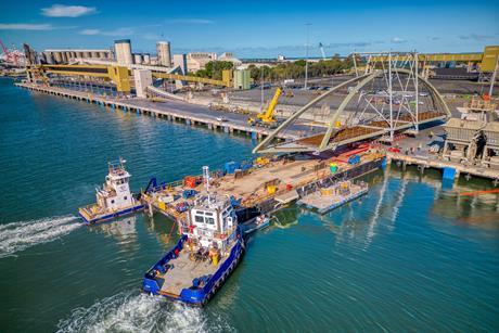 Mammoet solution for Brisbane bridge construction