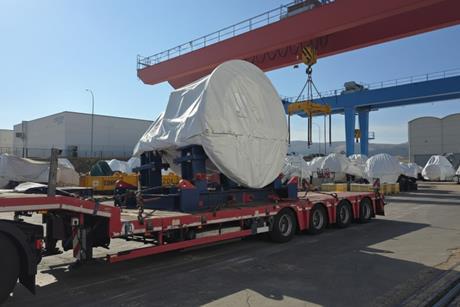 Wind Energy component transport delivered through collaboration between Kaleido Logistics and Cosmatos 2