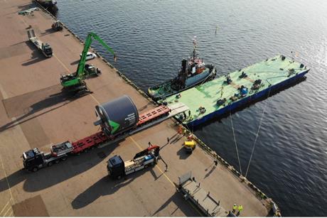 Tschudi loads out yankee dryer in Sweden