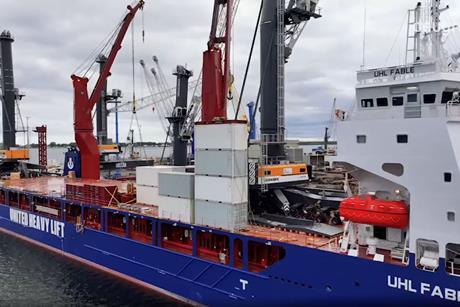 deugro ships four cranes from Germany to Australia and New Zealand