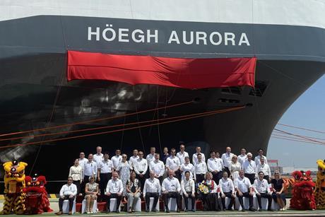 Höegh Autoliners deliver first of 12 Aurora Class vessels