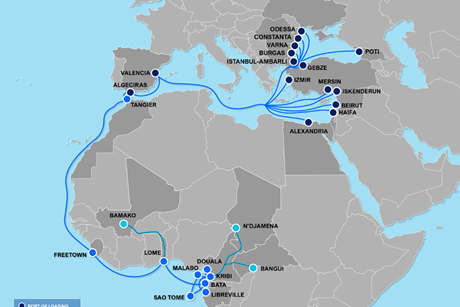 Marguisa adds five Black Sea ports to CEMAS route