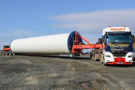 Collett Deliver 441 components to North Kyle Wind Farm - 6