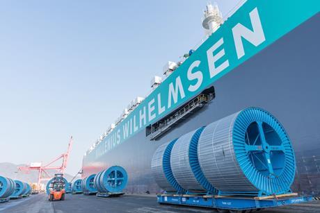 MV Parsifal with projec cargo, credit Wallenius Wiihelmsen