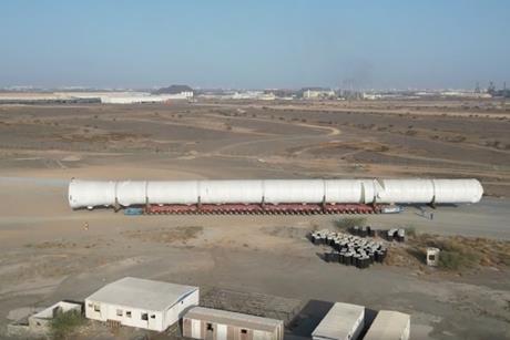 Roll Group delivers heavy cargo in intra-Oman project