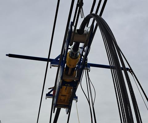 Enerpac strand jack used for cable car maintenance in Toulouse 1