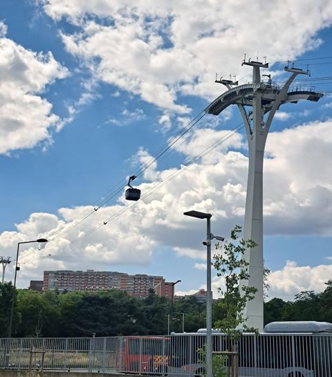 Enerpac strand jack used for cable car maintenance in Toulouse 2