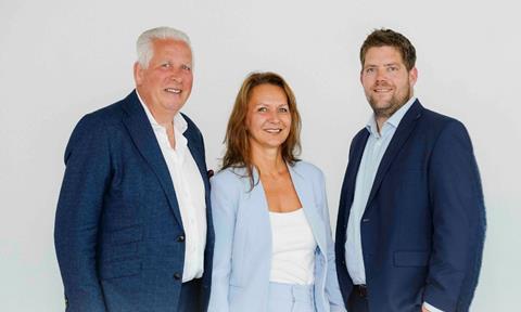 Carsten Hellmers, founder and ceo; Monique Geisler, ceo; and Christian Faber.