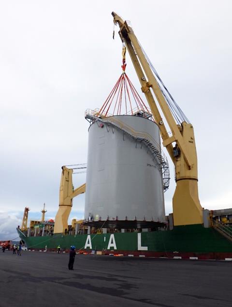 AAL delivers chemical plant components from Thailand to Australia 2