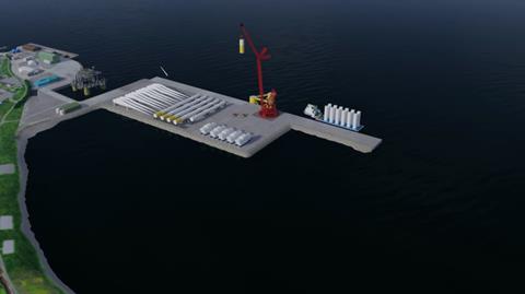 PO Cromarty Firth a rendering of the phase 5 expansion