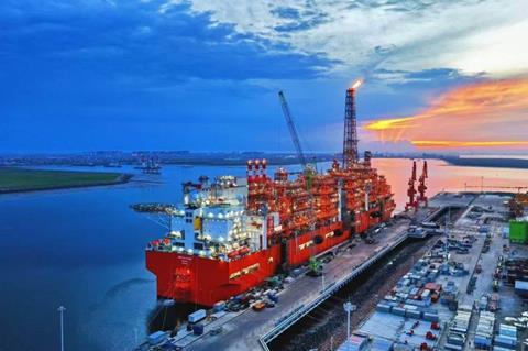 FLNG Nguya; Sourc Eni