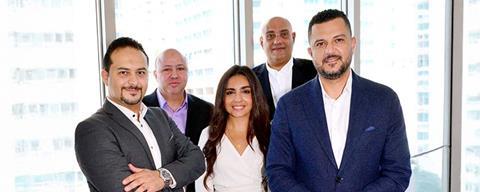 SGL Egypt team from left to right- Ahmed Adel - Finance Manager, Yasser Ismail - Supply Chain Manager, Viorena Fouad - Admin and HR Coordinator, Mohamed Amin - Operations Manager, and Ahmed Habib - General Manager