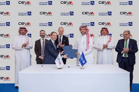 Ceva Logistics and Almajdouie Logistics sign joint venture in Saudi Arabia