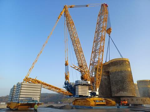 LR12500-1.0 used for landmark decommissioning project