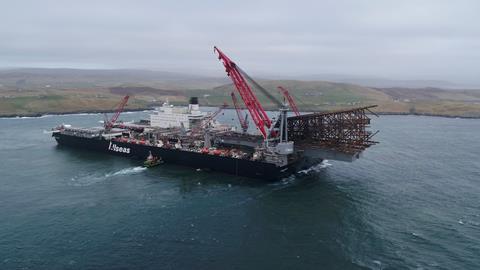 Pioneering Spirit at Dales Voe