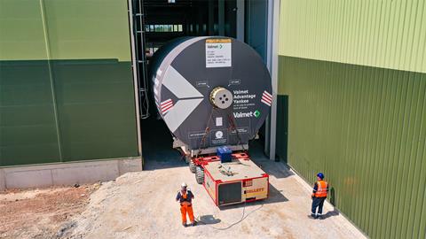 Collett deploys girder bridge and SPMT for Yankee dryer move 2