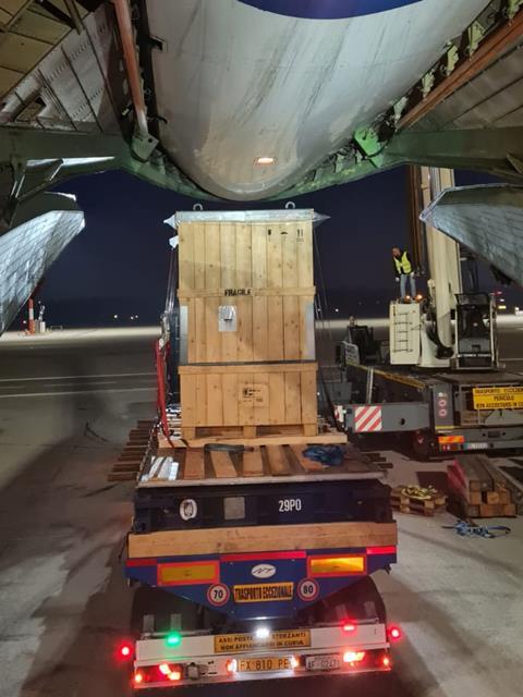 Air Partner orchestrates crate delivery