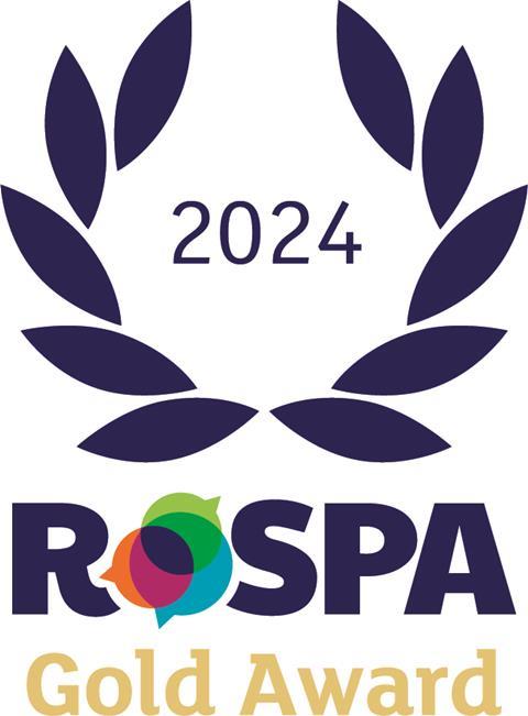 Sarens ROSPA Gold Award 2024