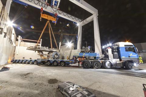 Felbermayr relocates TBM parts within Vienna 2